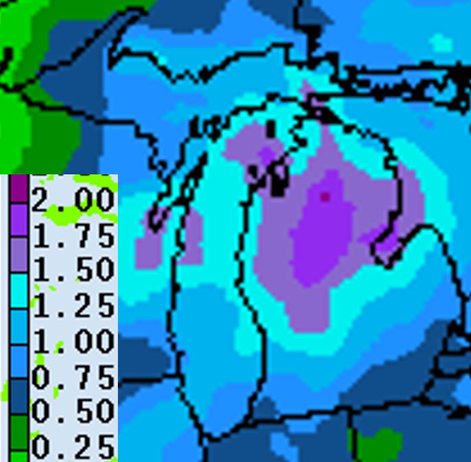 Precipitation forecast for June 8-15.